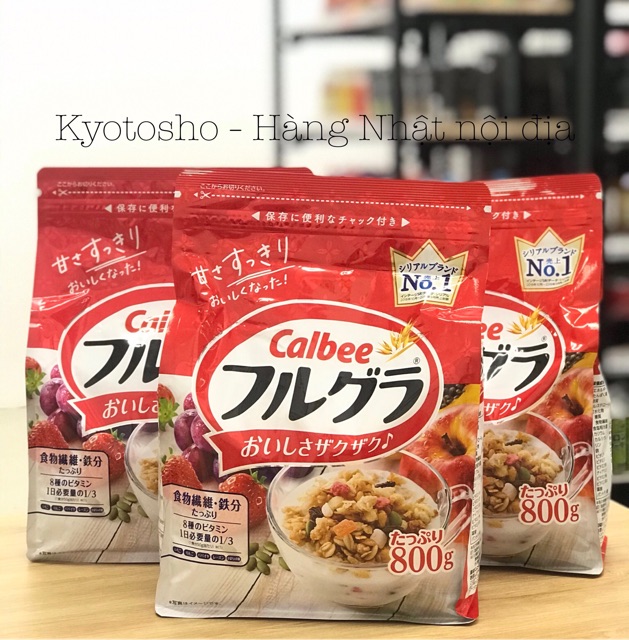 Ngũ cốc Calbee, Ngũ cốc hoa quả Calbee Nhật Bản.