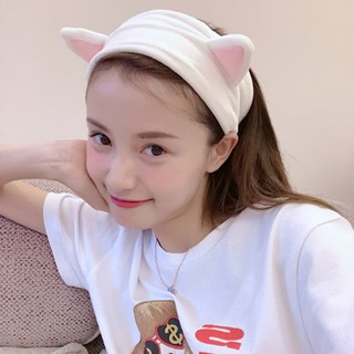 Băng Đô Turban Tai Mèo Rửa Mặt Chất Liệu Vải Nhung Mềm Mượt Dùng Cực Sướng !