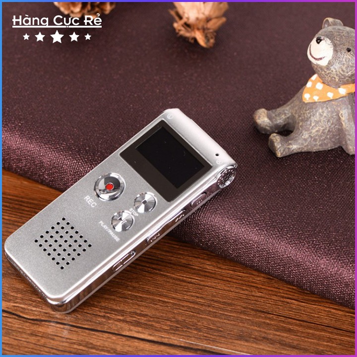 Máy ghi âm siêu nhỏ mini HCR012 ❣️Freeship❣️ Máy ghi âm giọng nói nghe nhạc MP3/MP4-Tặng kèm tai nghe-Shop Hàng Cực Rẻ