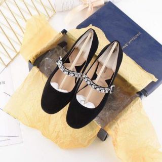 ²hTa(VIDEO) Giày Bệt Miu Miu Quai Đá Lụa Nhung Fullbox Cao Cấp