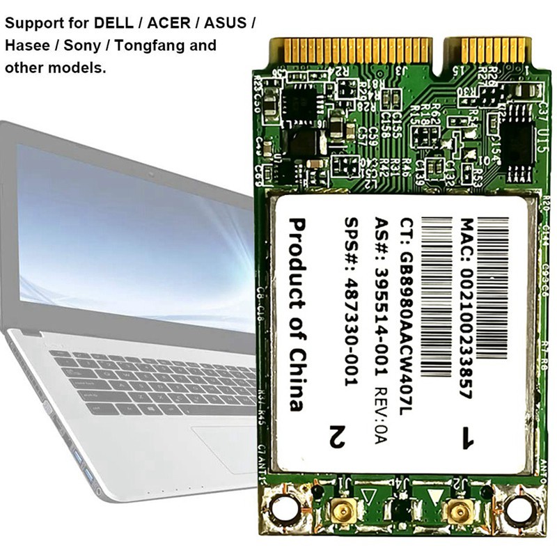 Thẻ Mạng Không Dây Bcm94322Mc Cho Mạng Không Dây 6930p 2530p 2730p 2.4g + 5g 300m | BigBuy360 - bigbuy360.vn