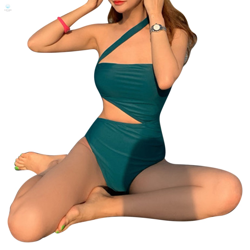 Đồ Bơi Màu Trơn Thoáng Khí Thoải Mái Nhanh Khô Thời Trang Nữ