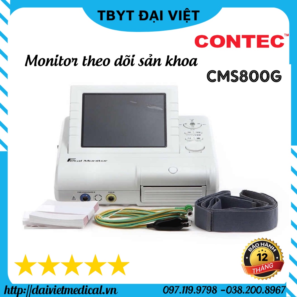 Monitor theo dõi sản khoa CONTEC CMS800G chính hãng bảo hành 12 tháng