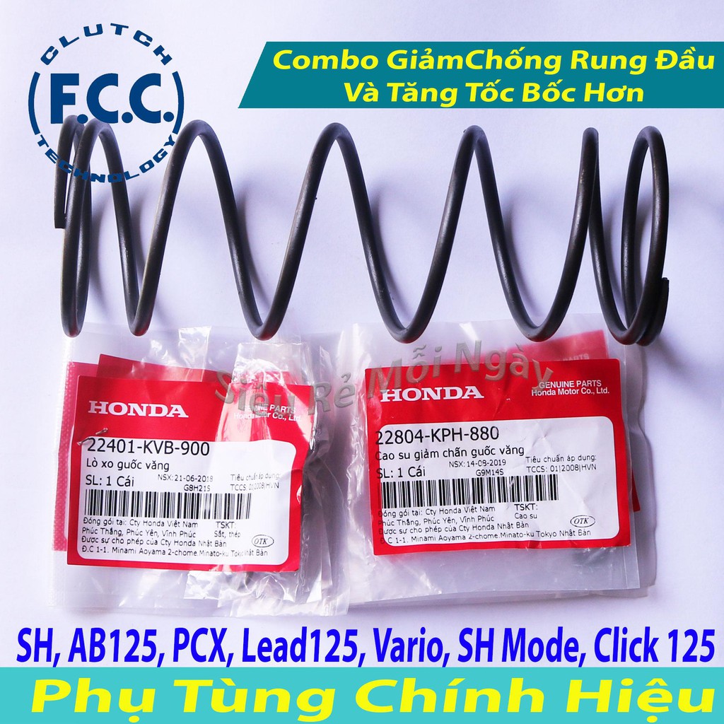 Combo lò xo nồi độ cho Vision - Tăng tốc bốc và mạnh hơn