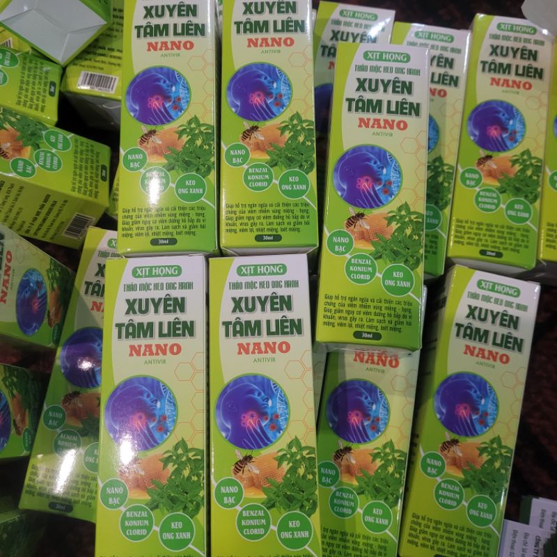 Xịt Mũi Họng Xuyên Tâm Liên Nano