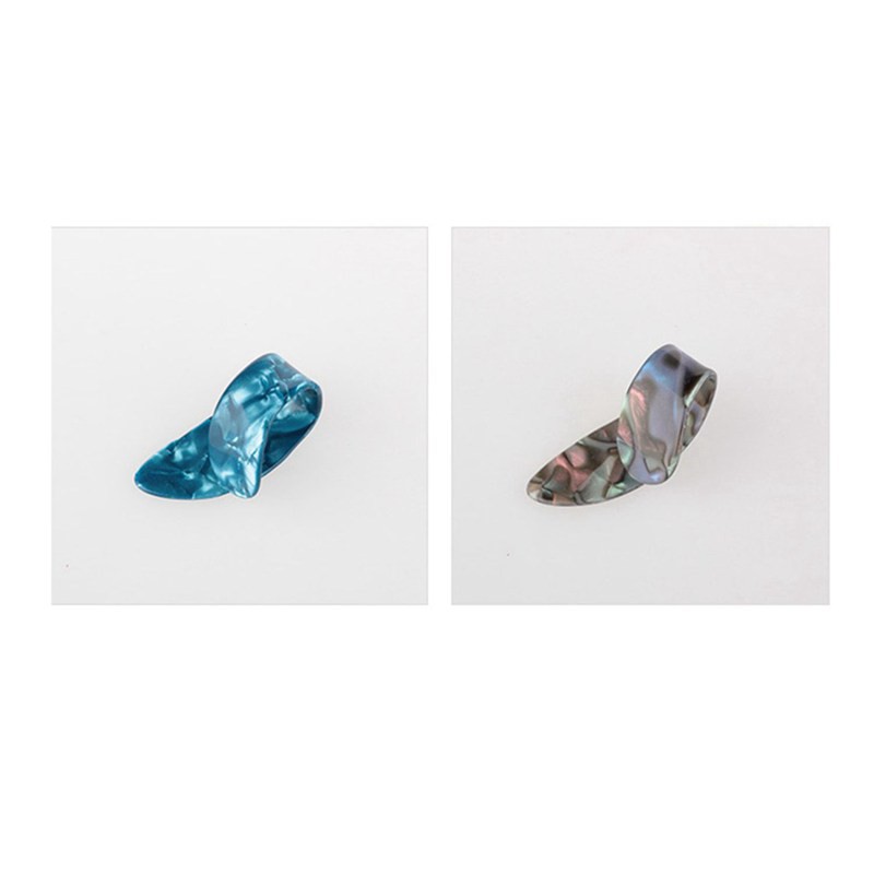 4 Pieces Thumb Finger Guitar Pick Celluloid Mediator Thumbpick for Ac