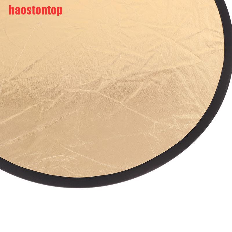 Đèn Phản Quang 2 Trong 1 Ánh Sáng Vàng 24 "/ 60cm Có Thể Gập Lại Cho Chụp Ảnh