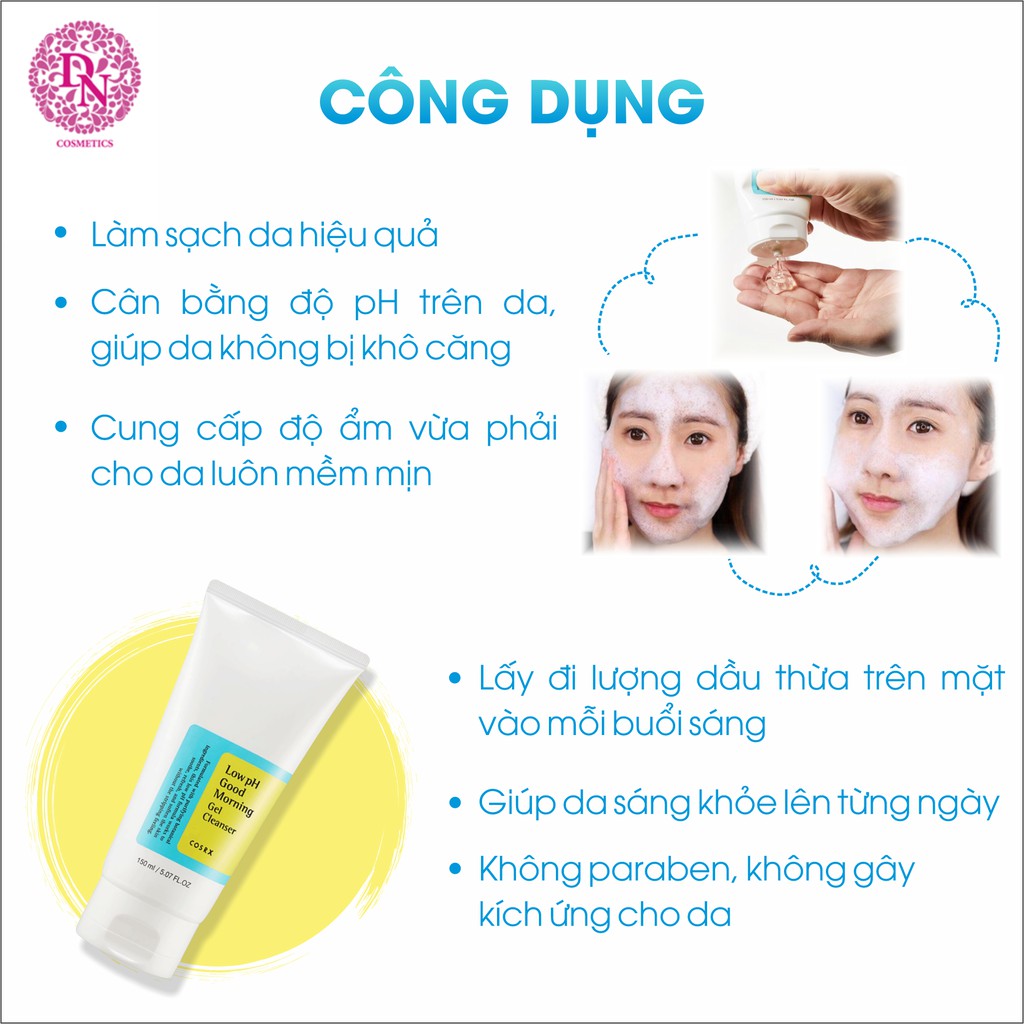 Sữa Rửa Mặt Cosrx Low Ph Good Morning Gel Cleanser | BigBuy360 - bigbuy360.vn