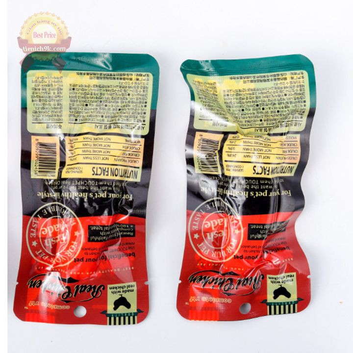 Ức gà hấp cho chó mèo Pet Real Chicken Nhật Bản ăn liền dùng trộn với cơm Protein dinh dưỡng