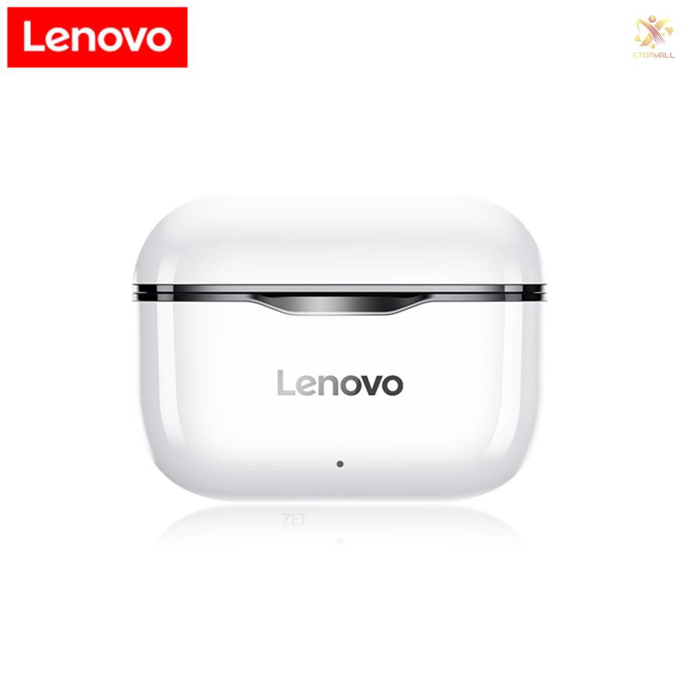 LENOVO Tai Nghe Nhét Tai Không Dây Có Mic Chống Mồ Hôi 300mah Lp1 Tws 5.0