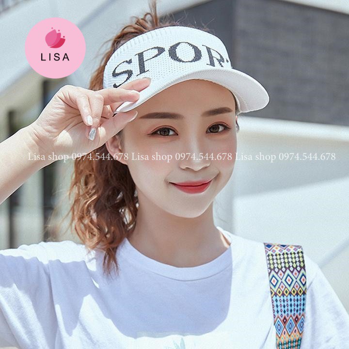 Mũ thể thao nửa đầu, nón lưỡi trai phong cách Hàn Quốc năng động cho nữ 2021, M24