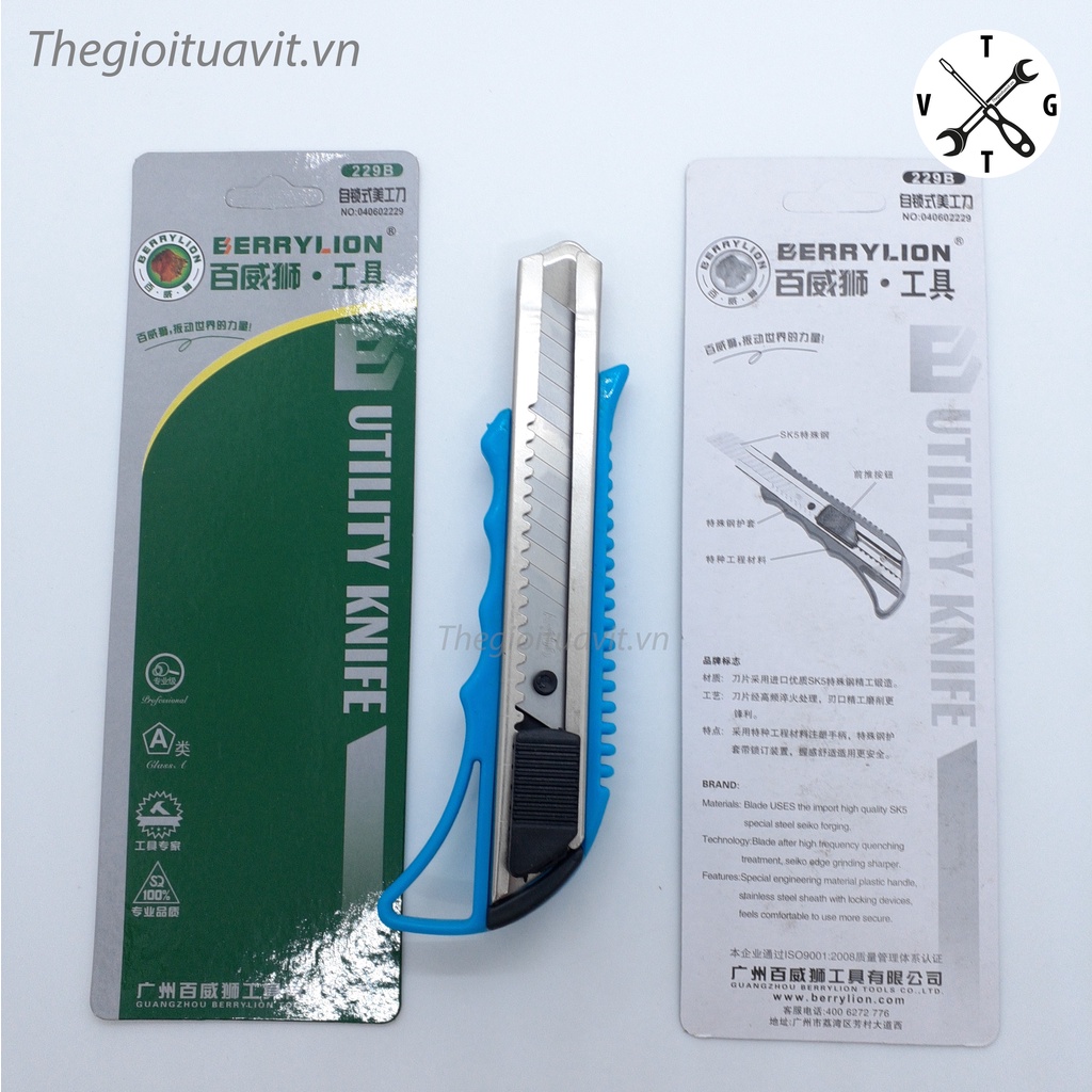 Dao rọc giấy to BERRYLION chính hãng lưỡi SK-5