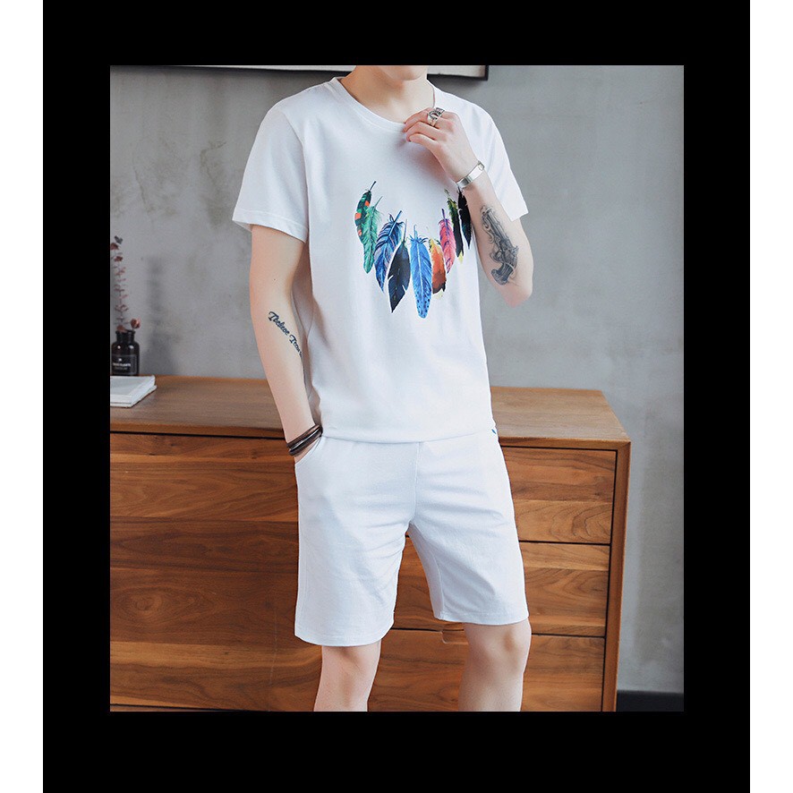 [Freeship] SET ĐỒ BỘ THỂ THAO NAM TẬP GYM THỜI TRANG NOBLE TP001