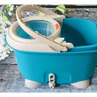Cây lau nhà 360 độ Lock&Lock MOP-Q2-1 (xanh dương)