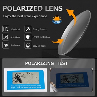 Kính Mát Phân Cực Gọng Vuông Chống Tia UV400 RZ1221 Thời Trang Unisex