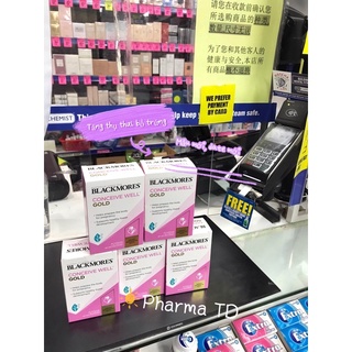 Thực phẩm hỗ trợ bổ sung tăng thụ thai Blackmores conveive well gold | Mẫu mới 2022 Date mới | Úc