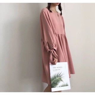 Đầm Baby Doll Thắt Nơ