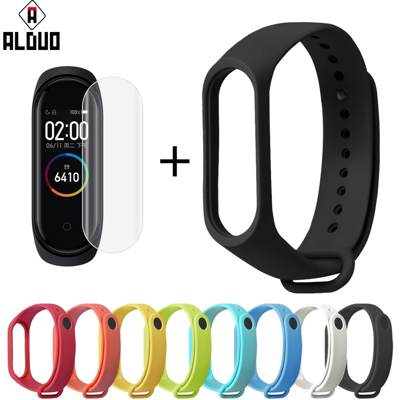 Dây Đeo 2 Trong 1 Cho Đồng Hồ Thông Minh Xiaomi Mi Band 4 Miband 4