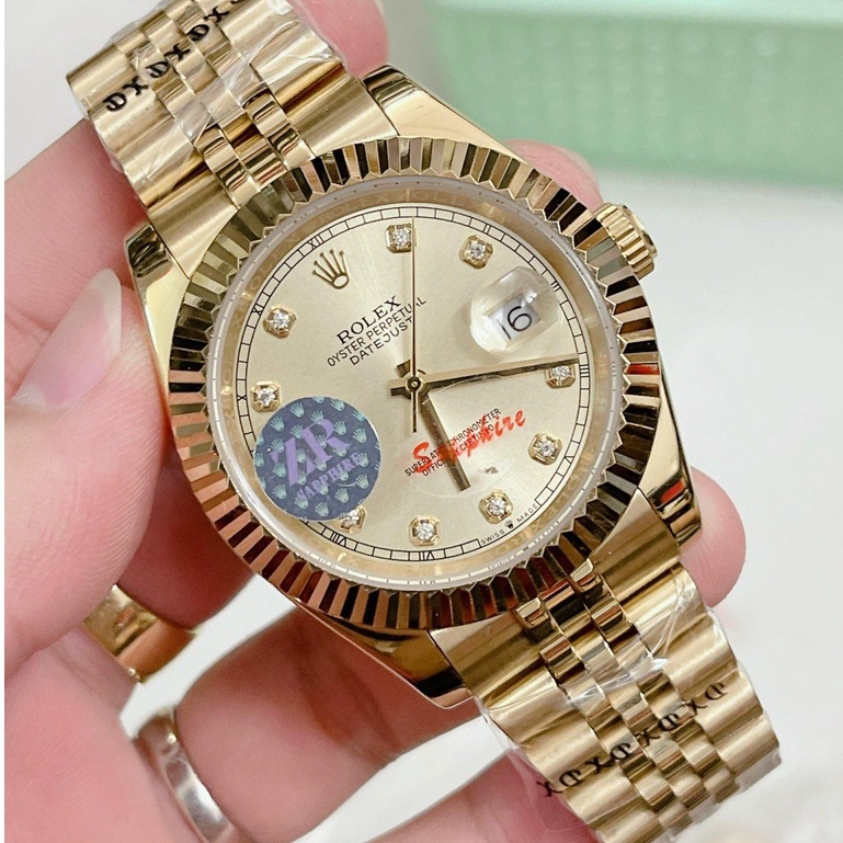 Đồng hồ Nam RolexDatejust máy nhật, Automatic ,size 40mm, Thép không rỉ đúc đặc
