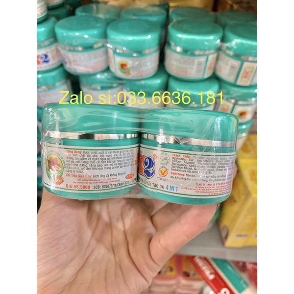 sỉ 12 hủ kem x2 Trần hủ 10g ( hàng chuẩn 100%)