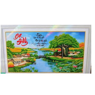 Tranh đính đá gia đình hạnh phúc -DD9234