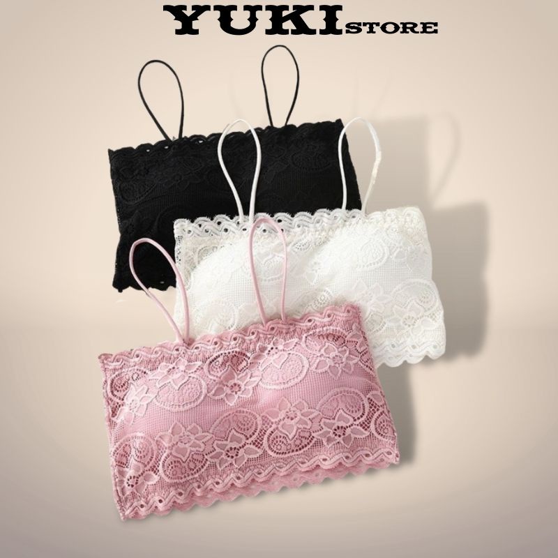 Áo Bra Ren Hoa 2 Dây Quây Ngang Siêu Quyến Rũ YUKI STORE 2027