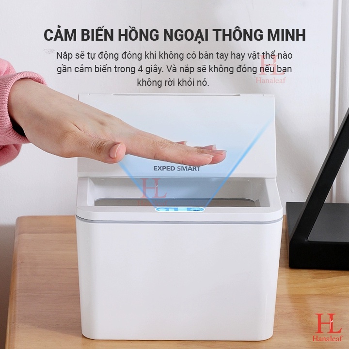 Hộp đựng khăn giấy thông minh đựng đồ dùng cá nhân dùng sạc cổng USB nhỏ gọn sang trọng