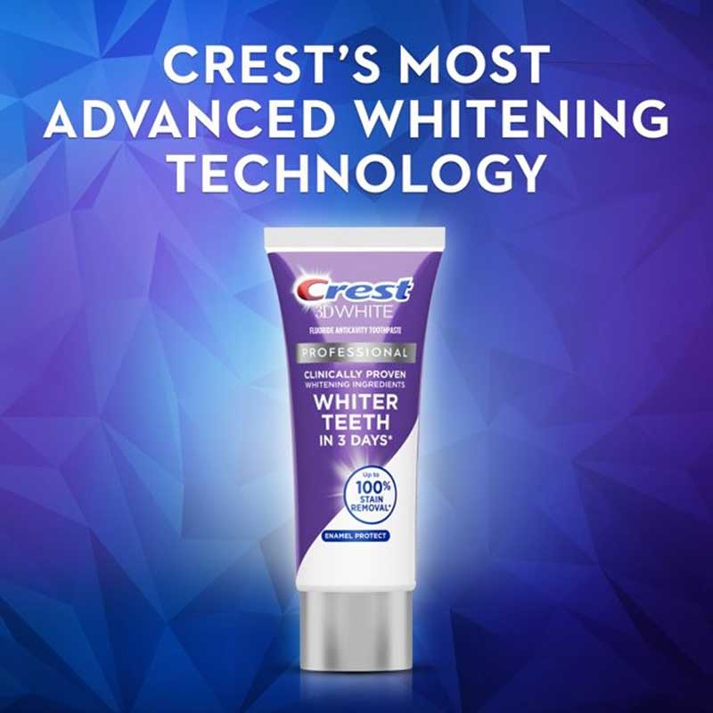 Kem đánh răng Crest 3D White Professional, 85g