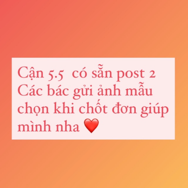 Cận 5.5 có sẵn post 2