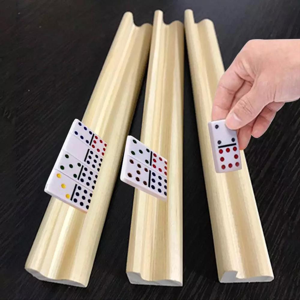 Khay Gỗ Đựng Domino 4 Ngăn Tiện Lợi