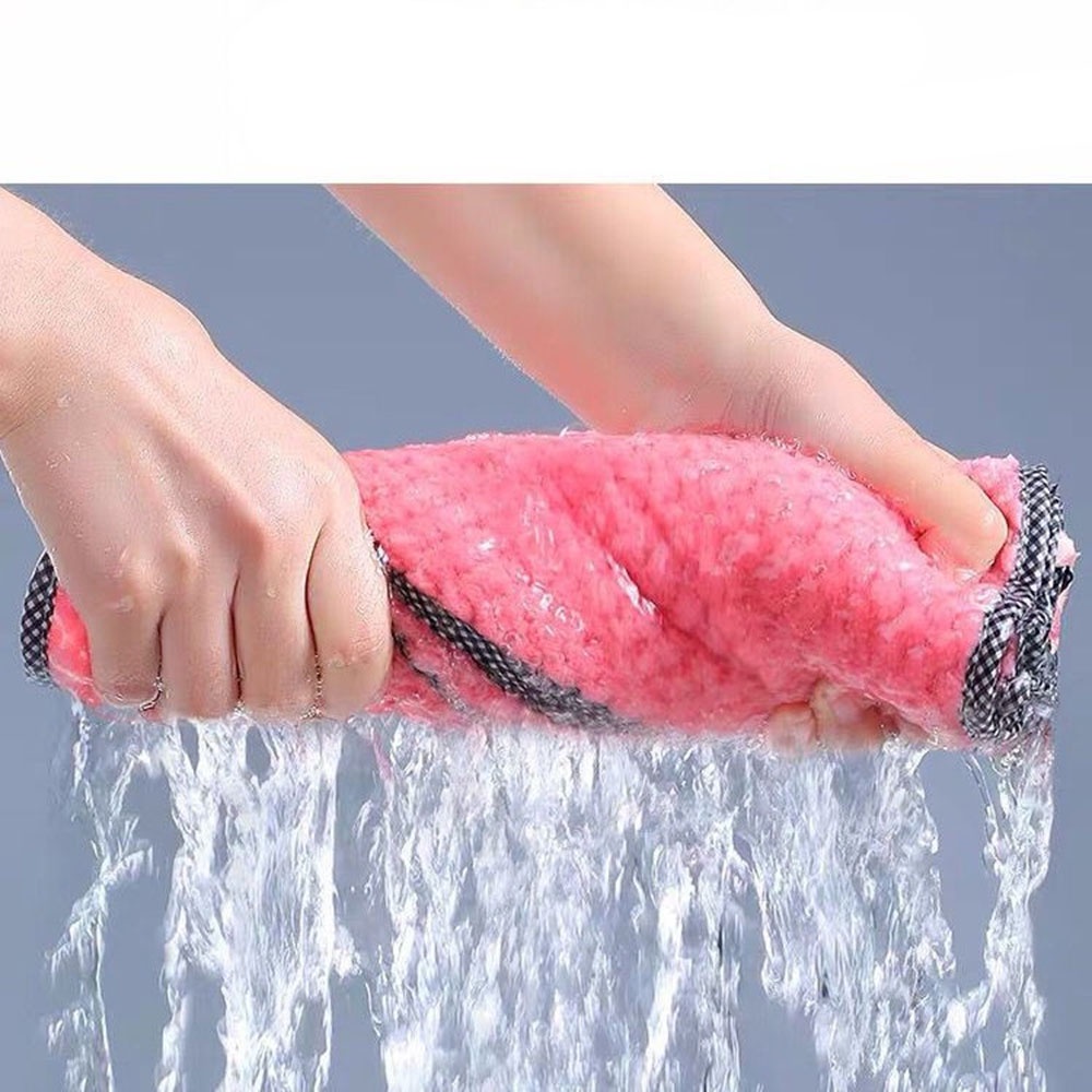 Set 1/3/5 khăn lau bát đĩa chống dính dầu tiện dụng cho nhà bếp