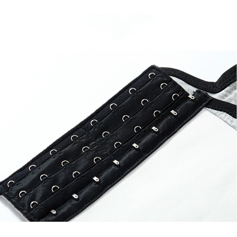 Áo Nịt Ngực Tomboy Bản Nịt Gen Thun 15cm Áo Crop Top Ôm Ngực Thoáng Khí Tomboy Trong Suốt Có Khóa Cài Bên