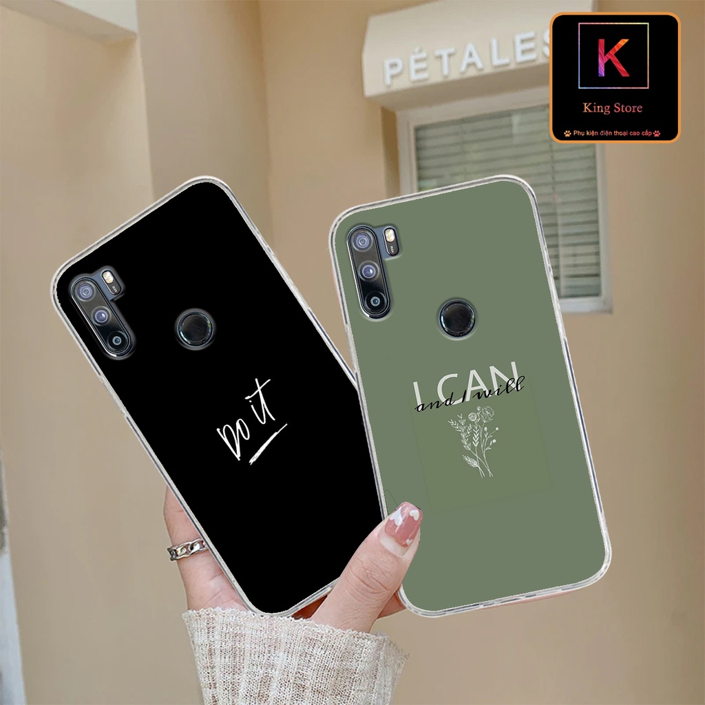 Ốp Lưng Vsmart Active 3 - Active 1 - Active 1 Plus in hình WordLove - Chất liệu Silicon siêu bền