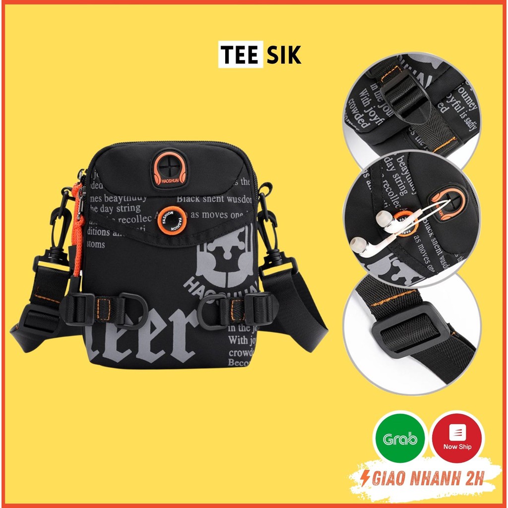 Túi đeo chéo Nam & Nữ chống thấm nước TEE SIK Túi đeo chéo MiniBag thích hợp du lịch, đi chơi TS01