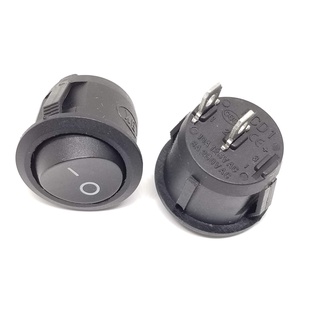 Công tắc bập bênh tròn 2 chân 20mm