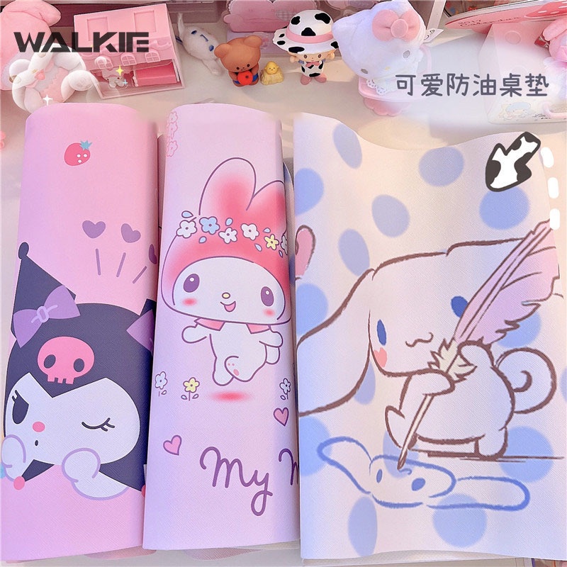 Thảm Lót Bàn Ăn Chống Dầu Chống Bẩn Hình Cinnamoroll My Melody Kuromi 30Cmx67Cm Dễ Thương