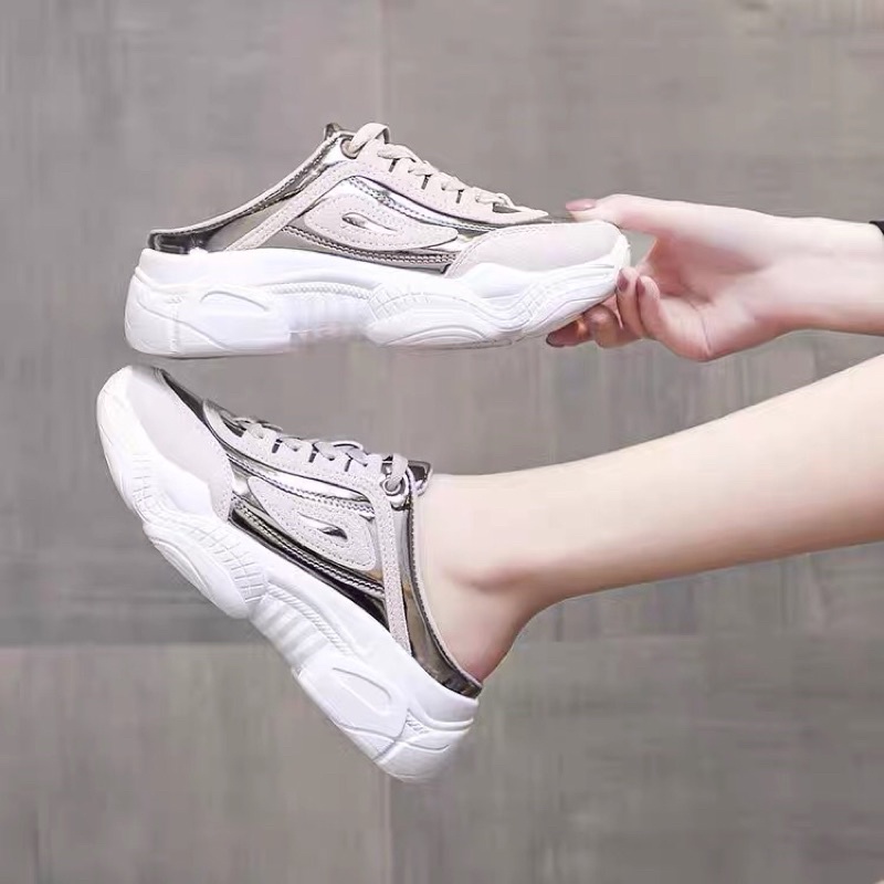 Giày sục thể thao nữ đế Gồ Cao Cấp Xuất xịn