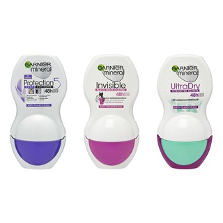 Lăn khử mùi chống mồ hôi Garnier Mineral, 50ml