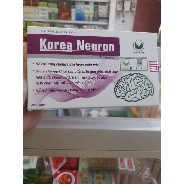 Hoạt Huyết Dưỡng Não Korea Neuron, Giúp tăng cường tuần hoàn máu não, Giảm các di chứng sau tai biến-
