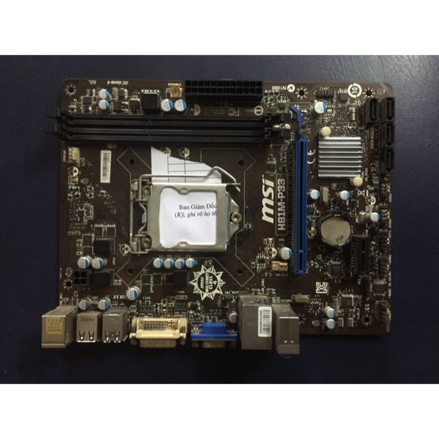 BO MẠCH CHỦ-Main MSI H81M-P33 BH ĐẾN T06-07/2019