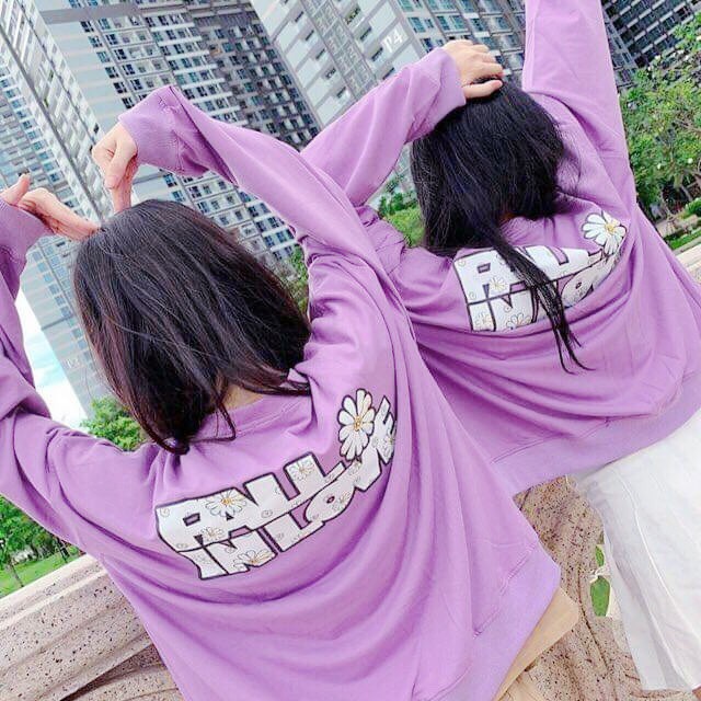 ÁO KHOÁC CARDIGAN TÍM FALL IN LOVE - CADIGAN HOA CÚC TÍM