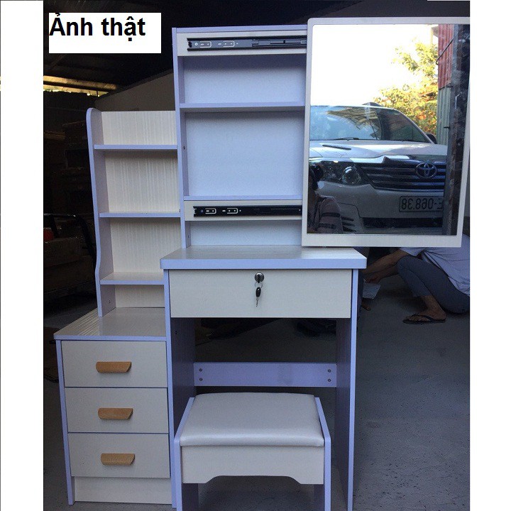 💥ẢNH THẬT💥 Bàn trang điểm đẹp kèm ghế, bàn phấn gỗ MDF cao cấp chống thấm BAH030 | BigBuy360 - bigbuy360.vn
