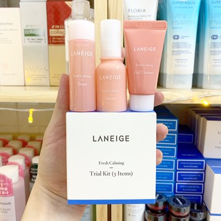 Set dưỡng da Laneige Fresh Calming Trial Kit