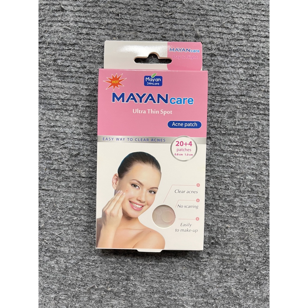 Deal Siêu Rẻ!100 tờ giấy thấm dầu, 1 hộp giấy dán mụn Mayan care, nước nhỏ mắt natri clorid 0,9% an toàn cho cả em bé