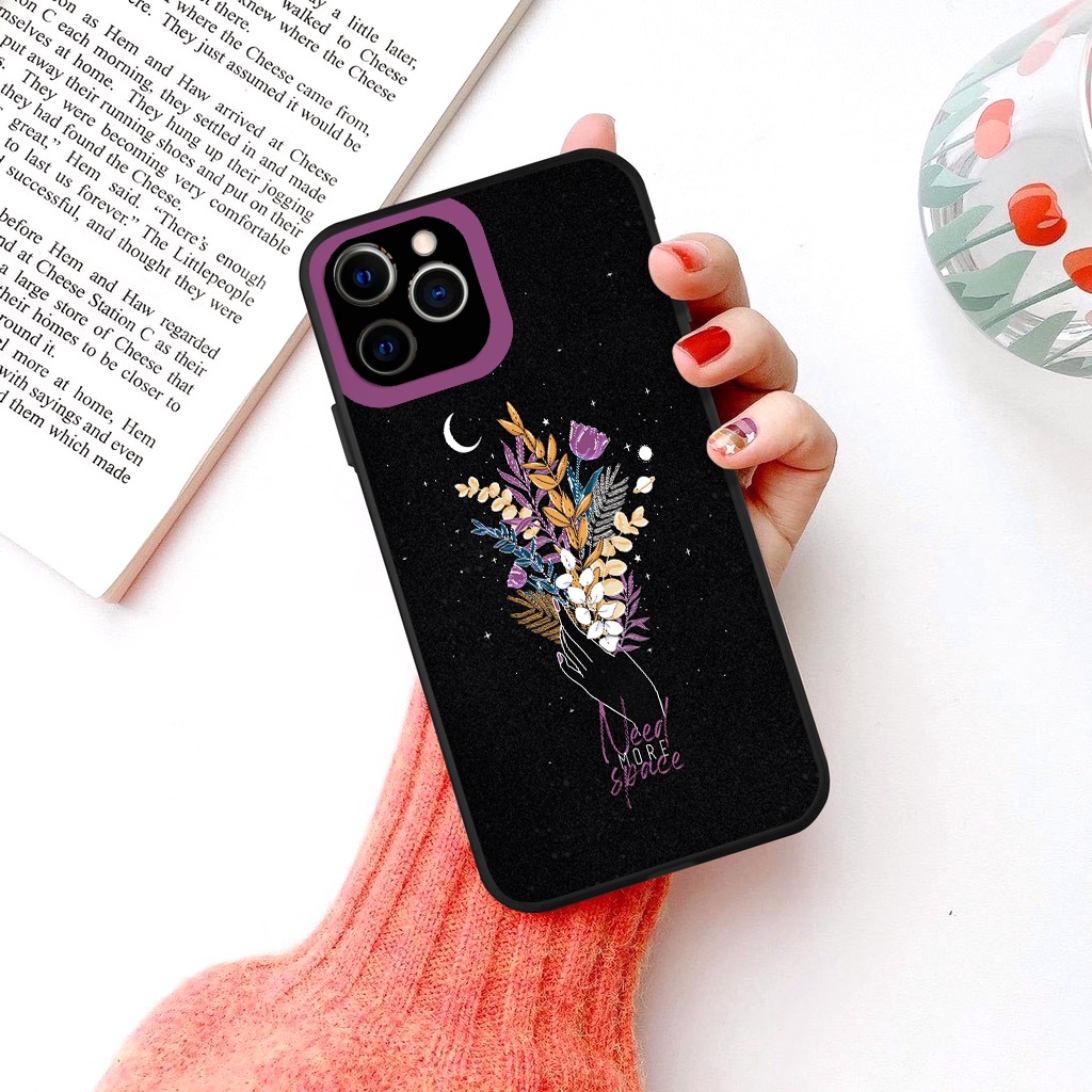 Ốp lưng iphone Hoa Cỏ   ốp bảo vệ camera cạnh vuông ip 6splus/7/7plus/8/8plus/x/xr/xs/11/12/pro/max/plus/13promax tr413
