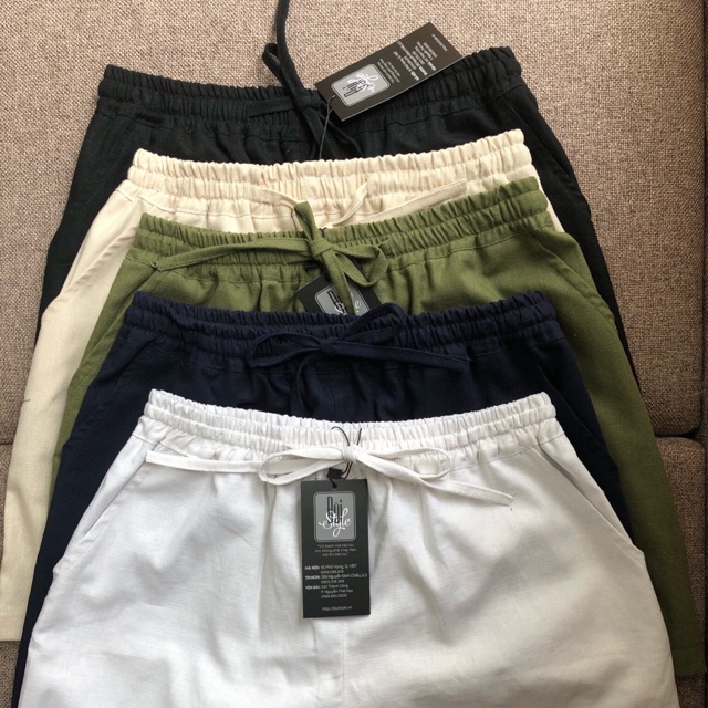 QUẦN SHORT  NỮ VẢI LINEN