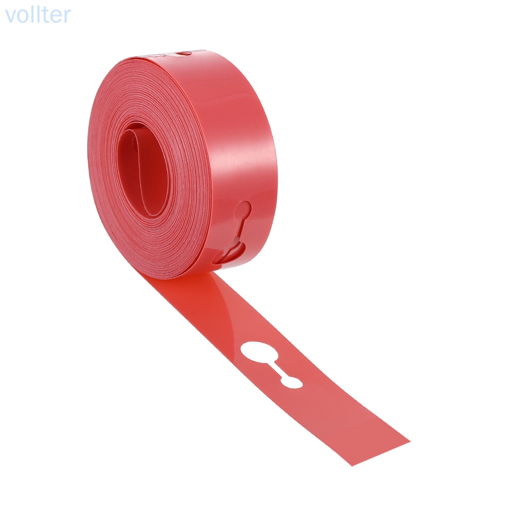 Cuộn Băng Keo Dán Bong Bóng Hai Lỗ Bằng Nhựa Màu Đỏ Trang Trí Tiệc Diy