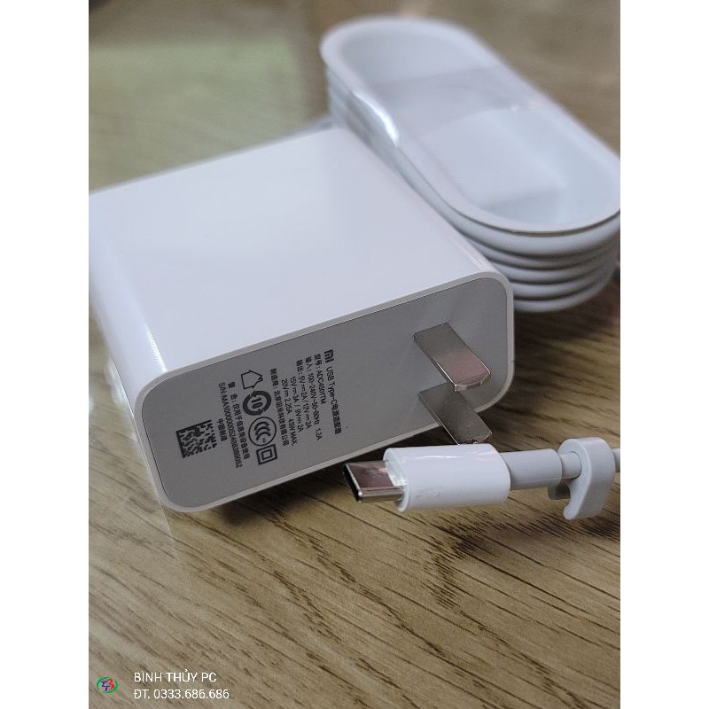 Sạc Xiaomi 45W Type-C Quick charge 3.0 For Laptop Và Điện thoại cùng chân