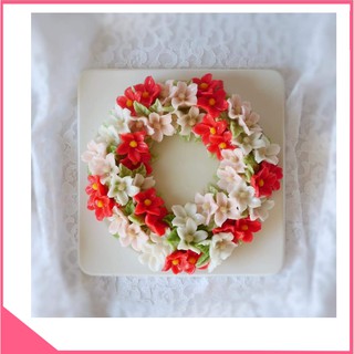 Khuôn silicon 4d làm rau câu chùm hoa dừa cạn