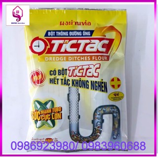  Bột thông cống Titac thông tắc nghẹn đường ống, lavabo, phân hủy cặn bã bồn rửa bát